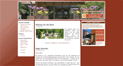 Desktop Screenshot of blog.schindlerhof.de